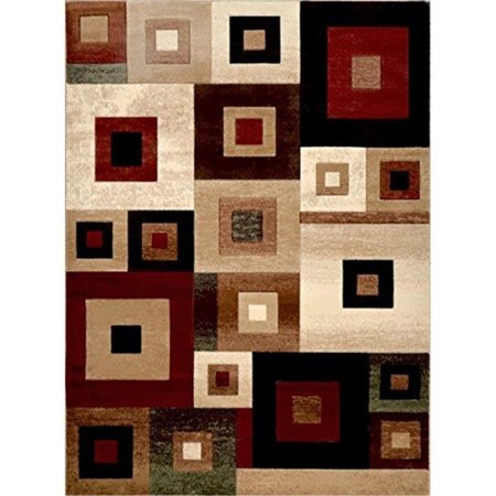 HOME DYNAMIX Home Dynamix 769924420508 9 ft. 2 in. x 12 ft. 5 in. Tribeca Area Rug; Multicolor 769924420508